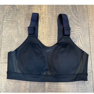 Nike Dri-FIT Sports‎ Bra High Support Adjustable Straps Black Size S